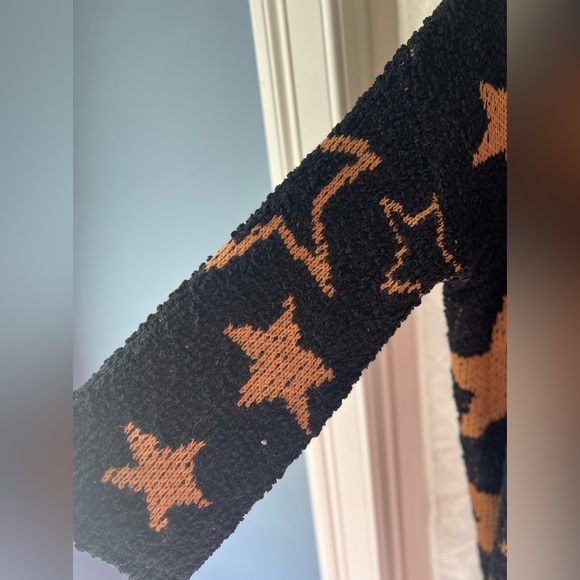 NWOT Pol Star Print Drape Cardigan - Picture 5 of 8